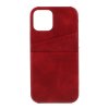 iPhone 12 Mini Skal Två Kortfack Röd