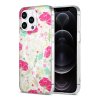 iPhone 12/iPhone 12 Pro Skal Blommönster MagSafe Röd Grön