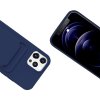 iPhone 12/iPhone 12 Pro Skal Korthållare Blå