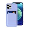 iPhone 12/iPhone 12 Pro Skal Korthållare Lila