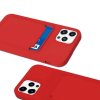 iPhone 12/iPhone 12 Pro Skal Korthållare Röd