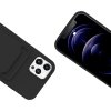 iPhone 12/iPhone 12 Pro Skal Korthållare Svart
