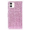 iPhone 13 Fodral Glitter Stripe Rosa