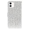 iPhone 13 Mini Fodral Glitter Stripe Silver