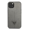 iPhone 13 Mini Skal Saffiano Metal Triangle Silver