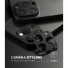 iPhone 13 Pro/iPhone 13 Pro Max Kameralinsskydd Camera Styling Svart