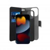 iPhone 13 Pro Max Fodral Wallet Detachable 2 in 1 Svart