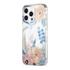 iPhone 13 Pro Max Skal Blommönster MagSafe Rosa Blå