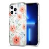 iPhone 13 Pro Max Skal Blommönster MagSafe Rosa