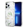 iPhone 13 Pro Max Skal Blommönster MagSafe Vit