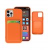 iPhone 13 Pro Max Skal Korthållare Orange