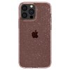 iPhone 13 Pro Max Skal Liquid Crystal Glitter Rose Quartz