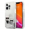 iPhone 13 Pro Max Skal Liquid Glitter Silver