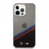 iPhone 13 Pro Max Skal Tricolor Stripe Transparent Svart