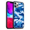 iPhone 13 Pro Skal Kamouflage Blå