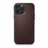 iPhone 13 Pro Skal Leather Backcover Chocolate Brown