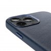 iPhone 13 Pro Skal Leather Backcover Matte Navy