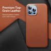 iPhone 13 Pro Skal Metro Leather MagSafe Brun