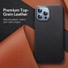 iPhone 13 Pro Cover Metro Leather MagSafe Sort