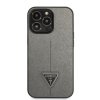 iPhone 13 Pro Skal Saffiano Metal Triangle Silver