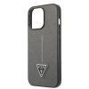 iPhone 13 Pro Skal Saffiano Metal Triangle Silver