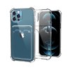 iPhone 13 Pro Skal Korthållare Stöttåligt Transparent
