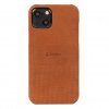 iPhone 13 Skal Leather Cover Cognac