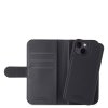 iPhone 14 Fodral Wallet Case Magnet Svart