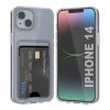iPhone 14 Skal Korthållare Transparent