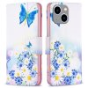 iPhone 14 Plus Fodral Motiv Fjärilar och Blommor