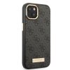 iPhone 14 Plus Skal Metal Plate Logo MagSafe Svart