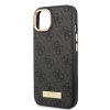 iPhone 14 Plus Skal Metal Plate Logo MagSafe Svart