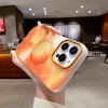 iPhone 14 Pro Skal Mönster Abstrakt Orange