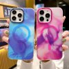 iPhone 14 Pro Skal Mönster Abstrakt Rosa