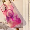 iPhone 14 Pro Skal Mönster Abstrakt Rosa