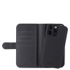 iPhone 14 Pro Max Fodral Wallet Case Magnet Svart