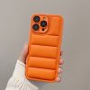 iPhone 14 Pro Max Skal Down Jacket Design Orange