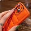 iPhone 14 Pro Max Skal Down Jacket Design Orange