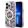 iPhone 14 Pro Skal Flower MagSafe Rosa