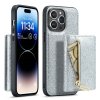 iPhone 14 Pro Skal M3 Series Löstagbar Korthållare Silver