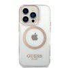 iPhone 14 Pro Skal Transparent MagSafe Guld Transparent