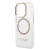 iPhone 14 Pro Skal Transparent MagSafe Guld Transparent