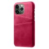 iPhone 14 Pro Skal Två Kortfack Magenta