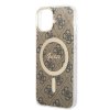 iPhone 14 Skal 4G Pattern MagSafe Brun