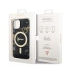 iPhone 14 Skal Golden Marble MagSafe Svart