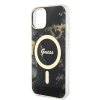 iPhone 14 Skal Golden Marble MagSafe Svart