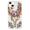 iPhone 14 Skal Motiv Blommor och Hjort
