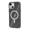iPhone 15 Skal Glitter MagSafe Svart
