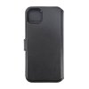 iPhone 15 Fodral Äkta Läder Svart