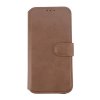 iPhone 15 Plus Fodral Äkta Läder Brun